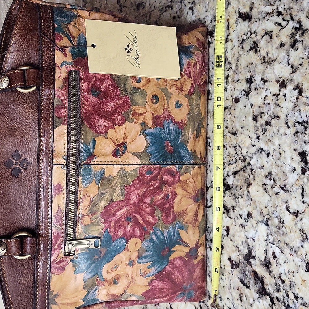 Patricia Nash Fresco Bouquet Poppy Tote - Picture 3 of 13